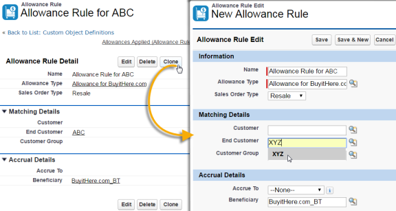 You can replicate most objects by clicking Clone and then modifying fields to suit your requirements.